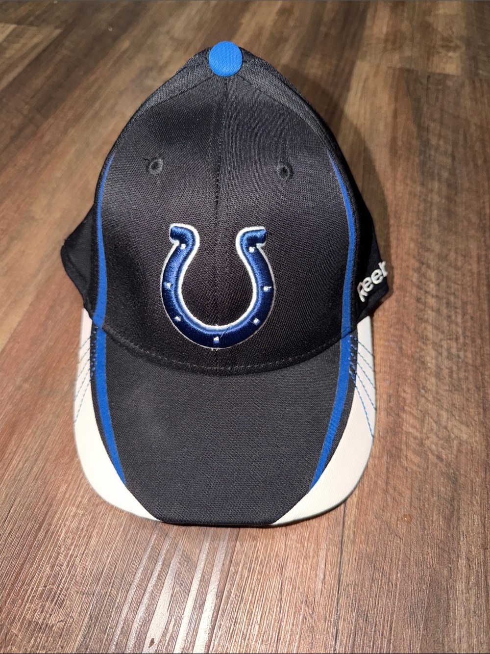 Indianapolis Colts NFL Hat Reebok On Field S/M Flex Fit